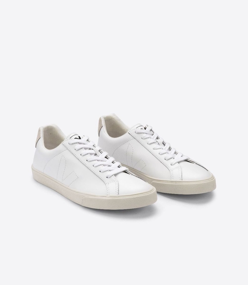 Veja Trainers Mens White - Esplar Leather - OPKG-47365